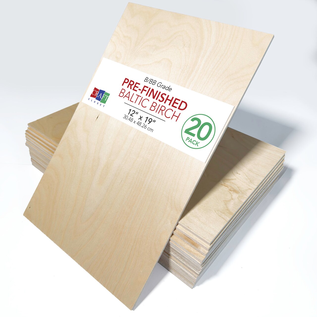 3mm or 6mmGrade B/BB Baltic Birch Plywood Finished or Unfinished | 12x12, 12x19 16x24 | Boxes of 10, 20, 50 and 100 | Laser Engraving, CNC, Scroll Saw